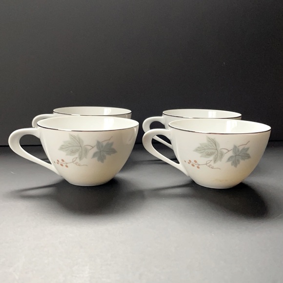 Sango Claire Dishes Tea Cup Saucer Set Dinner Plate Vintage China Bridal Wedding - Picture 12 of 14